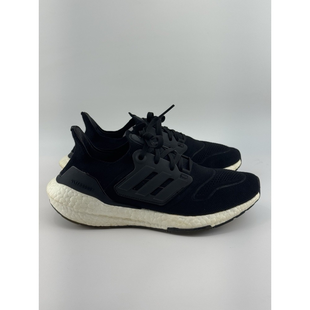 Adidas Ultra Boost 22 Shoes Black White Athletic Trainers Sneakers Women's 7.5